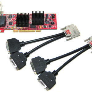 ATI FIREMV 2400 128MB DDR QUAD MONITOR PCI VIDEO CARD FIREMV2400