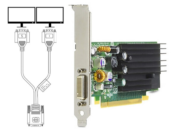 NVIDIA QUADRO NVS 285 128MB X16 PCIE VIDEO CARD HP 396683-001
