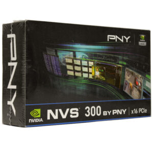 NEW PNY NVIDIA QUADRO NVS 300 512MB PCIE 2.0 X16 VCNVS300X16-PB