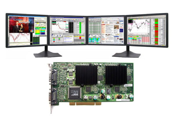 NVIDIA PNY QUADRO4 NVS 400 PCI QUAD VIDEO CARD, 64 MB DDR