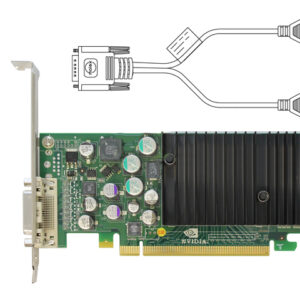 NVIDIA QUADRO NVS 285 DELL X8702 64MB PCIE X16 VIDEO CARD