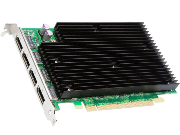 NVIDIA QUADRO NVS 450 PCIE VIDEO CARD NVS450 512MB 4 MONITORS