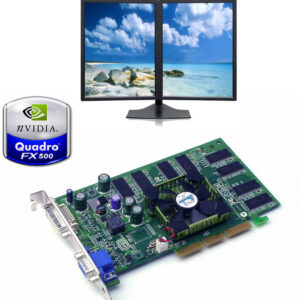 PNY NVIDIA QUADRO FX 500,FX500 128MB DDR, AGP 8X CAD,VCQFX500-PB