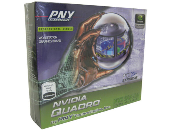 PNY NVIDIA QUADRO NVS 285 NVS285 VIDEO CARD VCQ285NVS-PCIEX16-PB