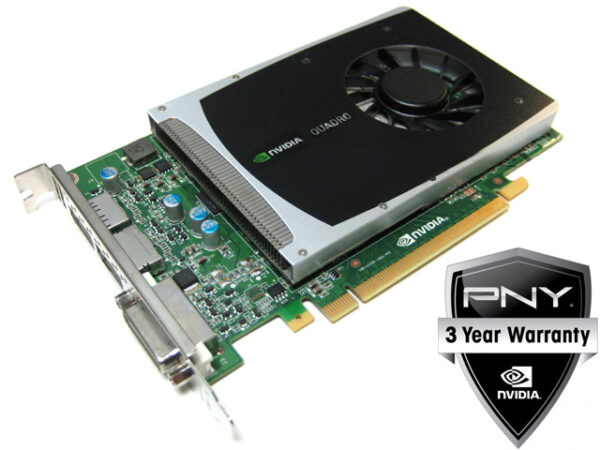 PNY NVIDIA QUADRO 2000 1GB GDDR5 PCI-E X16 VIDEO CARD VCQ2000-PB