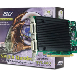 PNY NVIDIA QUADRO NVS 440 VCQ440NVS-PCIEX16-PB QUAD VIDEO CARD